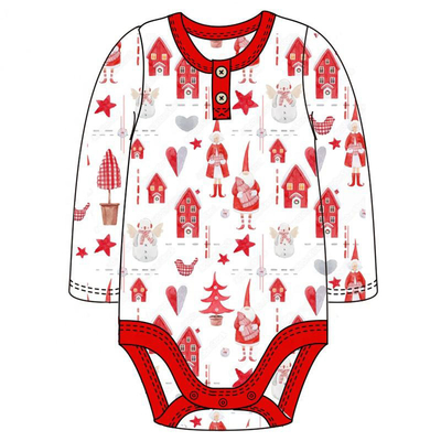 Christmas Baby long sleeve girls dresses christmas printing clothing children outfits girl dress