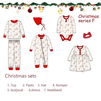 Baby Clothes Newborn Infant Outfit Romper Short Sleeve Long Pant Christmas Toddler Infant Clothes Set