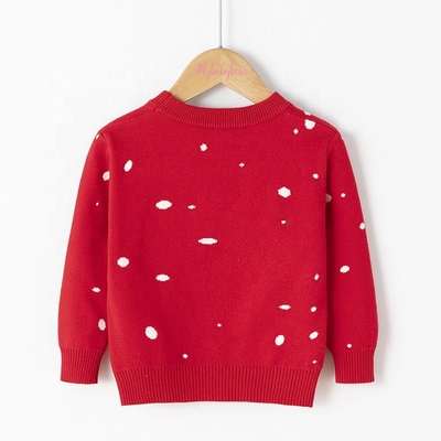 Kids Baby Boys Pullover Sweaters Baby Boy Long Sleeve Christmas Cartoon Knit Children's Christmas Sweaters