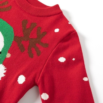 Autumn Winter Kids Baby Boys Girls Pullover Sweaters Baby Boy Girl Long Sleeve Christmas Cartoon Knit Children's Sweater
