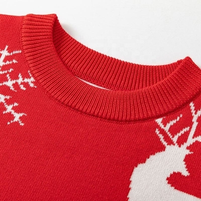 Children Sweater Winter Autumn Girls Boys Clothing Baby Knitwear Pullover Kids Print Warm Christmas Sweaters