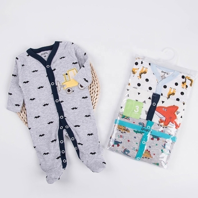 Autumn new baby long sleeve bodysuits Baby Girl Boy cartoon bodysuits cotton 0-2 Years baby Rompers 3pcs set