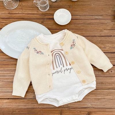 wholesale baby romper rainbow printing clothes set clothing boy and girl romper premium oem factories new born
