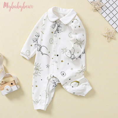 Wholesale Newborn New born Boy and Girl Toddler Onesie Romper Clothing 100% Cotton Organic Baby Clothes