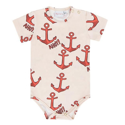 2023 Infant Toddler Clothes Custom Short Sleeve Baby Summer Rompers Baby Rompers