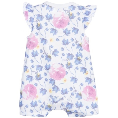 Summer Oragnic Cotton Printed Baby Rompers with Headband Infant Toddlers Baby Clothing Rompers