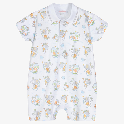 Baby boys summer clothes 100% cotton Polo Collar Baby Romper custom bodysuits Printed Body Suit Baby clothes for Newborn