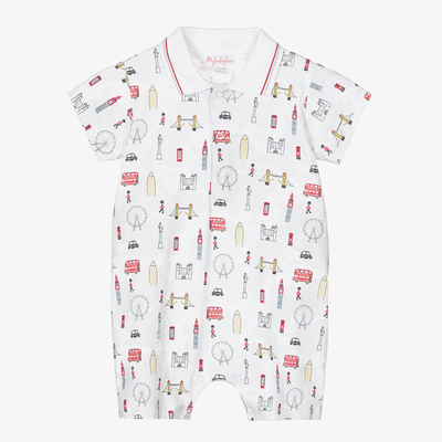Baby boys summer clothes 100% cotton Polo Collar Baby Romper custom bodysuits Printed Body Suit Baby clothes for Newborn