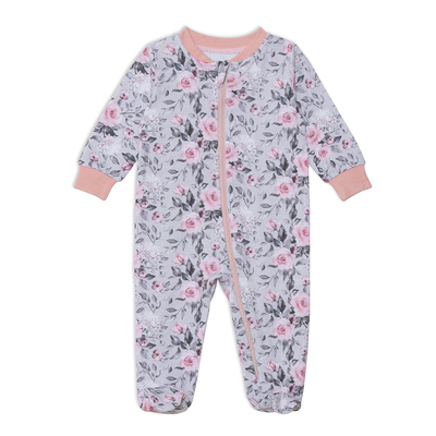 bamboo vicose baby sleep rompers Organic Bamboo baby Romper newborn Reverse Zipper Jumpsuit toddler zip onesie