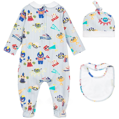 custom design 3pcs toddler clothes / hats / bibs newborn girl sleeper footed baby clothes set baby clothing sets