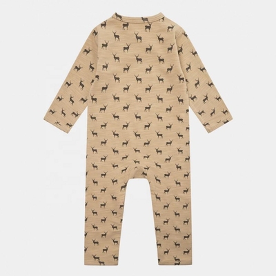 Long Sleeve Baby Rompers Newborn 100% Cotton Baby Clothes Romper With Button