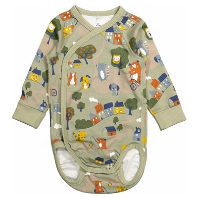 New Born Boy Bohemian Romper Clothing Sets Long Sleeve Organic Baby Boy Girl Bodysuit