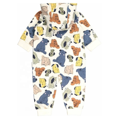 2023 baby products newborn clothes set for autumn winter overalls long sleeve romper with hood children clothing