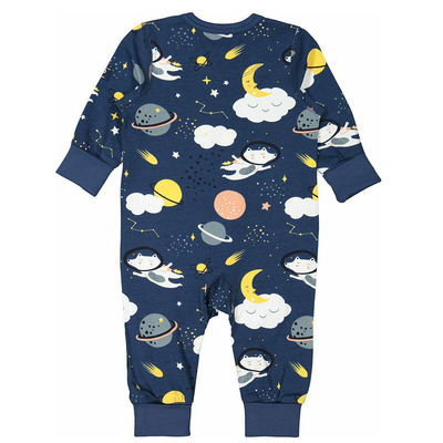 Wholesale Long Sleeves Baby Romper Custom Bamboo Cotton Baby Pajamas
