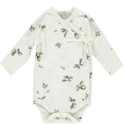 Spring Autumn Cotton Long Sleeve Plain Printed Baby Girl Boy Rompers Jumpsuits