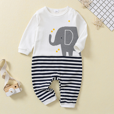 OEM Baby Cotton Romper Soft Infant Toddler Jumpsuit Girls Boys Bodysuit Clothes Baby Romper