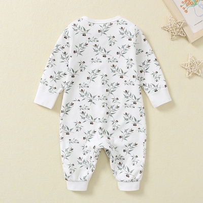 OEM pajamas baby romper with snap pajamas sleepwear onesie organic cotton baby clothes baby romper