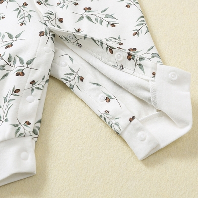 OEM pajamas baby romper with snap pajamas sleepwear onesie organic cotton baby clothes baby romper