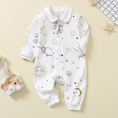 2023 Newborn In Stocks Or Customized 100% Organic Cotton with Printing Baby Clothing