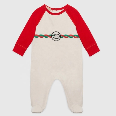 Cotton baby clothing set 2 pcs longsleeve romper hat new style for baby