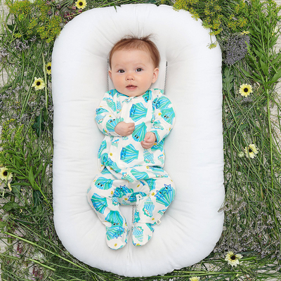 Quality Control Qc Baby Clothing Custom 100% Organic Cotton Baby Toddler Zipper Long Sleeve Rompers