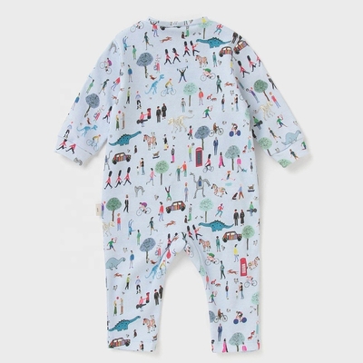 Newborn Baby Onesie 100% Combed Cotton Blank Baby Clothes Support Customization Wholesales New Born Baby Rompers