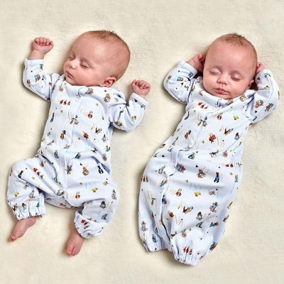 Soft Bamboo Viscose baby jumpsuit Pajamas Newborn Sleepers Boy Girl Clothes Printed Baby Pajamas