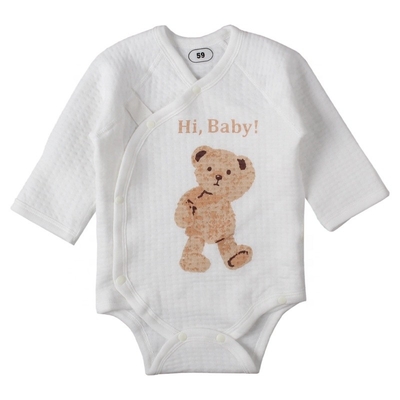 Long Sleeve Autumn Padded Long Sleeves Organic Cotton Baby Romper Jumpsuits