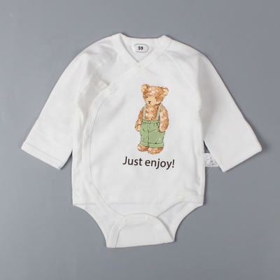 oem factories baby clothing boy and girl romper premium 100%Cotton long sleeve baby romper