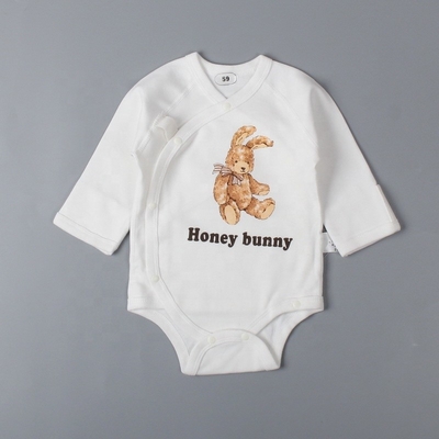 oem factories baby clothing boy and girl romper premium 100%Cotton long sleeve baby romper
