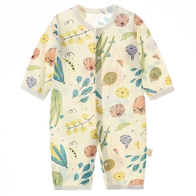 Wholesale Newborn Printing 100% Cotton Baby Romper Custom Unisex Baby Bodysuits
