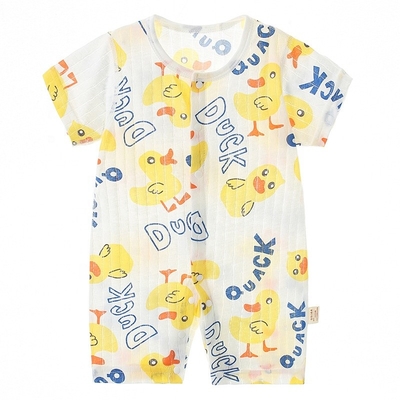 Wholesale Newborn Printing 100% Cotton Baby Romper Custom Unisex Baby Bodysuits