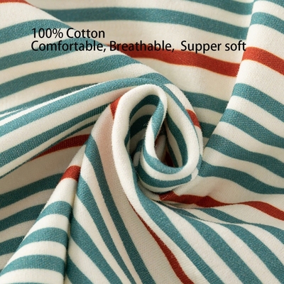 Wholesale Newborn Striped Cotton Baby Romper Custom Unisex Baby Bodysuits