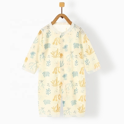 Custom printing with Snap Crotch Baby Bodysuit Romper 100% cotton Baby Romper