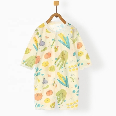 Custom printing with Snap Crotch Baby Bodysuit Romper 100% cotton Baby Romper