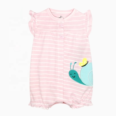 Printing Baby Clothes Summer Onesies Baby Clothes Short Sleeve Girl Rompers for Sale