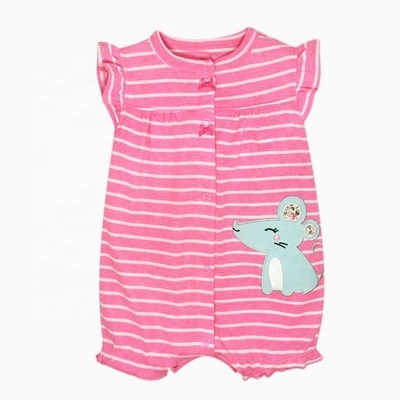 Printing Baby Clothes Summer Onesies Baby Clothes Short Sleeve Girl Rompers for Sale