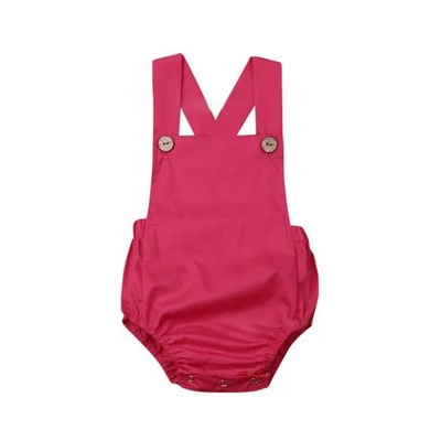 Custom Cotton Line Baby Clothes Baby Girls Romper Onesie Sleeveless Soft Clothes Baby Bodysuit