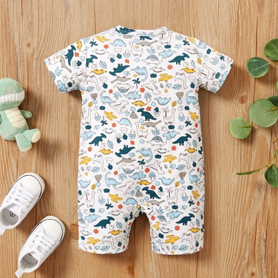Low Price Custom And Stock 100% Cotton Baby romper Baby bodysuit for Summer