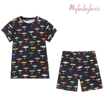 2023 Summer Infant Printed Organic Cotton Toddler Baby Clothing Baby Clothing Sets