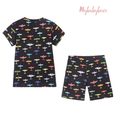 2023 Summer Infant Printed Organic Cotton Toddler Baby Clothing Baby Clothing Sets