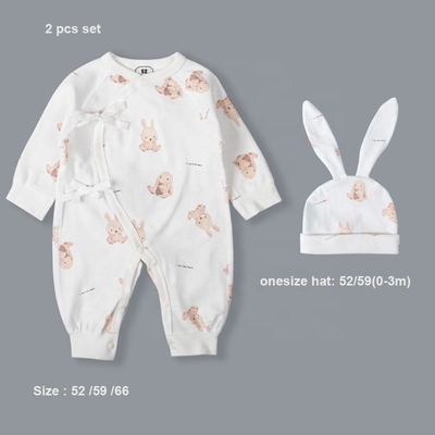 100 Cotton Romper Full Month New Born Baby Clothing Gift Set Organic Newborn Boy Clothes Set Baby Clothes
