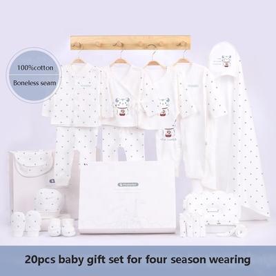 Roupas de bebe Newborn Clothes Baby Gift 100% Cotton Solid Newborn Baby Sets crown Unisex Bodysuits newborn gift set for bab