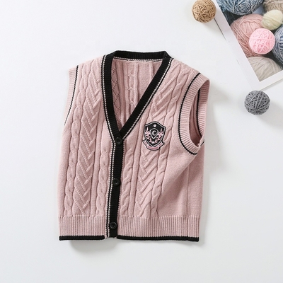 Baby Sleeveless Coat Warm Clothes Knit Sweater Boy and Girl Cotton Toddler Kids Girls Vest for Winter