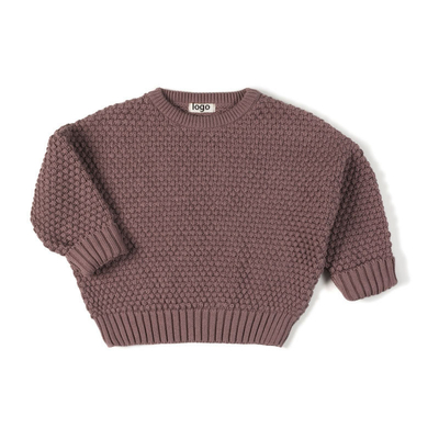 Winter Baby sweaters clothes knitted design custom logo chunky knit baby sweater kids boy