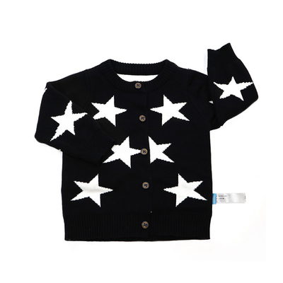 Jacquard Autumn Winter Wool Woolen Boy Girl Designer Knitted Winter Sweater Baby Cardigan