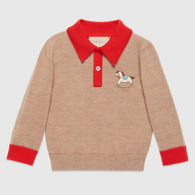 Boutique Baby Clothing Half Cardigan Autumn Girls Boys Warm Sweater 100% Cotton Fabric Knitted Kids Sweater Coat Standard