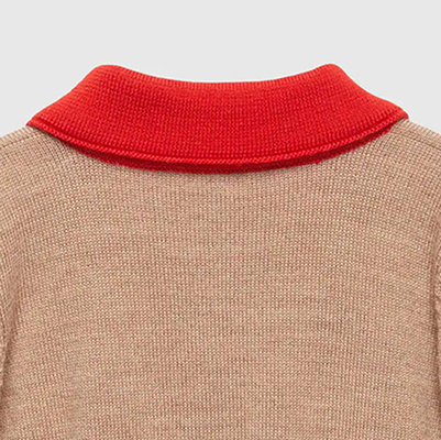 Boutique Baby Clothing Half Cardigan Autumn Girls Boys Warm Sweater 100% Cotton Fabric Knitted Kids Sweater Coat Standard