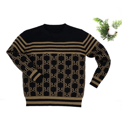 Custom Soft Kids Top For Winter Warm Baby Knitted Sweater Cotton Kids Outfits Toddler Unisex Baby Knitting Sweaters