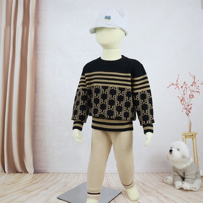 Custom Soft Kids Top For Winter Warm Baby Knitted Sweater Cotton Kids Outfits Toddler Unisex Baby Knitting Sweaters